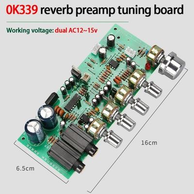 Tableau d'amplificateur de la série OK339 pour double amplificateur de puissance AC12-15v Préamplificateur réverbère faible bruit