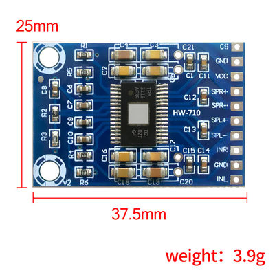 Amplificateur TPA3116D2 carte audio DC 12V-24V 2x50W double canal mini amplificateur numérique de classe D