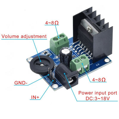 TDA7266 carte d'amplificateur audio 2 canaux module d'amplificateur stéréo 15W+15W pour l'expansion de haut-parleurs HIFI