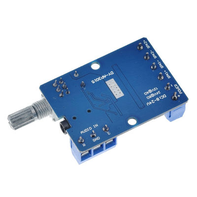 30Wx2 carte d'amplificateur numérique stéréo haute puissance avec alimentation 12V/24V pour projets audio DIY