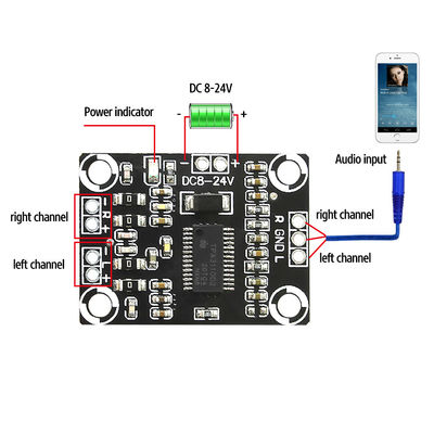Amplificateur stéréo classe D TPA3110 2x15W, carte Audio 8-24V, moule privé haute puissance