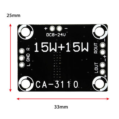 Amplificateur stéréo classe D TPA3110 2x15W, carte Audio 8-24V, moule privé haute puissance