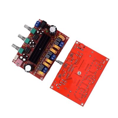 TPA3116D2 Module audio 2.1 Canaux de classe D Amplificateur de puissance avec une puissance de sortie de 200 W et une grande tension DC12-24 V