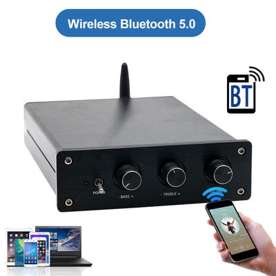Amplificateur d'alimentation audio à domicile de 100 W*2+200 W avec Bluetooth 5.0 et 2.1 Channel Mini HiFi Stéréo Classe D Amplificateur numérique