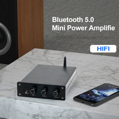 Amplificateur d'alimentation audio à domicile de 100 W*2+200 W avec Bluetooth 5.0 et 2.1 Channel Mini HiFi Stéréo Classe D Amplificateur numérique