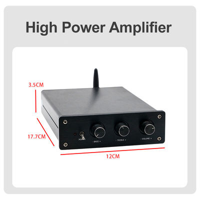 Amplificateur d'alimentation audio à domicile de 100 W*2+200 W avec Bluetooth 5.0 et 2.1 Channel Mini HiFi Stéréo Classe D Amplificateur numérique