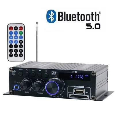 Amplificateur de puissance à double canal de 120 W avec équilibreur pour audio stéréo HiFi
