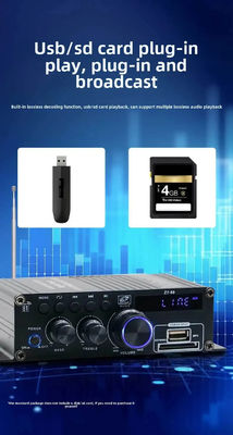 Amplificateur de puissance à double canal de 120 W avec équilibreur pour audio stéréo HiFi