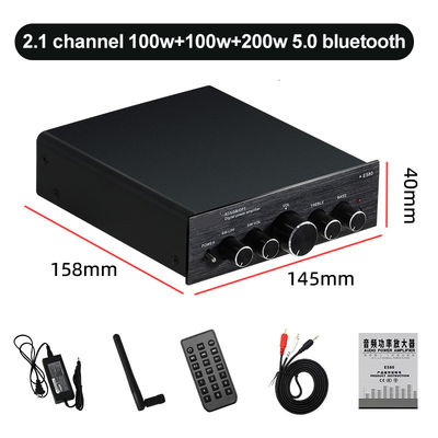 2.1 Pouvoir de sortie de 100 W de canal sans fil Bluetooth Audio numérique HIFI Amplificateur de puissance pour audio à domicile