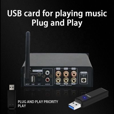 2.1 Pouvoir de sortie de 100 W de canal sans fil Bluetooth Audio numérique HIFI Amplificateur de puissance pour audio à domicile