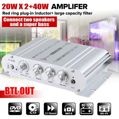 Carte amplificateur 2.1 canaux 12V avec puissance de sortie 80WX2 + 80W pour Audio numérique Hi-Fi domestique