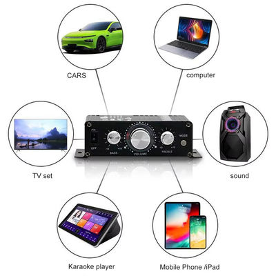 AK-270 12V 30W + 30W 2.0 canaux amplificateur de puissance Bluetooth pour cinéma maison