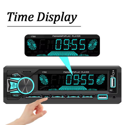 Stéréo universel 60Wx4 pour voiture avec lecteur MP3 et lecteur FM et entrée AUX USB/SD