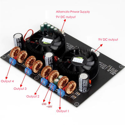 Carte amplificateur TPA3255 600W haute efficacité classe D avec plage dynamique pour Audio HiFi