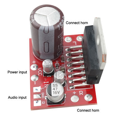 Module d'amplificateur de puissance stéréo TDA7379 Double canal DC9V-17.5V 38W+38W