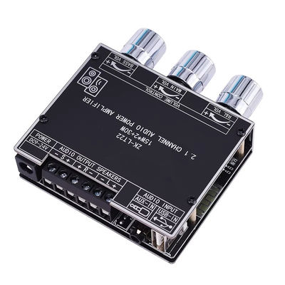 ZK-LT22 LT23 Module d'amplificateur de puissance du récepteur audio 2.1 canaux Subwoofer réglage de basse haute classe D 12V Home TWS