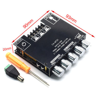 ZK-MT21 2.1 Module d'amplificateur de subwoofer 5.0BT 12V 24V 2*50W+100W Puissance à domicile