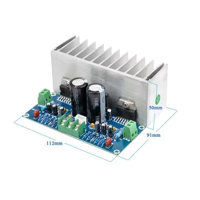 Plaque d'amplificateur audio de haute puissance de classe D 2*100W TDA7293 Amplificateur numérique stéréo pour haut-parleurs AC12-32V