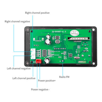 Planche d'amplificateur de 80 W Bluetooth 5.0 MP3 Décodage de carte avec DC 5V-26V Power Range pour l'audio de voiture