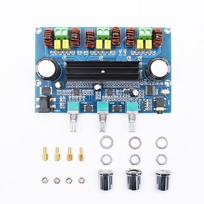 2.1 Plaque d'amplificateur numérique Bluetooth 5.0 à 100 W + 2x50 W de puissance élevée