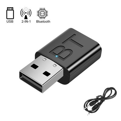 Adaptateur audio Bluetooth 5.0 avec portée de transmission de 10 m et double mode pour le streaming audio sans fil