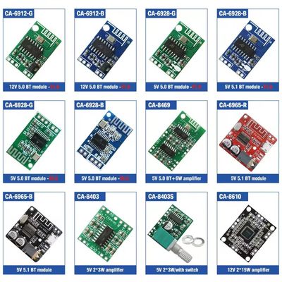 Carte amplificateur Audio de puissance numérique PAM8610 avec sortie 15Wx2 et stéréo double canal DC8-24V