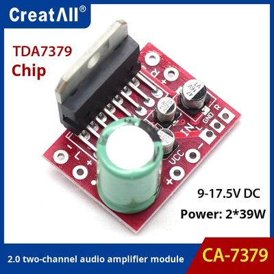 2.0 Carte d'amplificateur de puissance à deux canaux 39W Module audio 12V DC