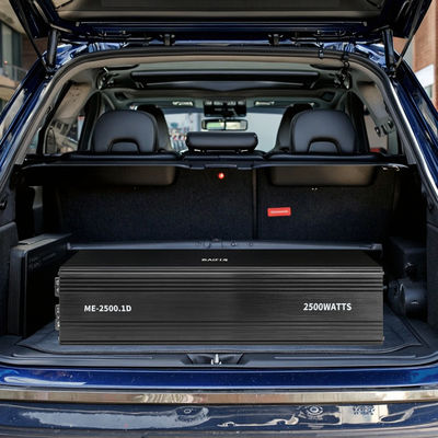 Amplificateur de puissance audio automobile de classe D RMS 2500Wrms 1 Ohm Impédance Spl Amplificateur de puissance mono avec croisement