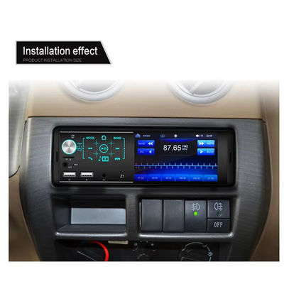 4Écran tactile HD USB double pour Bluetooth MP5 Lecteur de lumières colorées Autoradio Radio de voiture CD pour DVD VCD