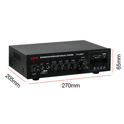 PA-90BT Amplificateur Audio Professionnel 120W Sans Fil BT Haut-Parleur de Plafond Domestique Haute Puissance Diffusion Publique Tension Constante Métal