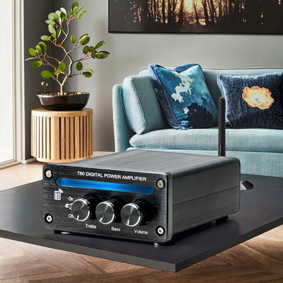 2.0 Canaux 2*100W BT 5.0 RGB Light réglable basse haute haute puissance Amplificateur linéaire