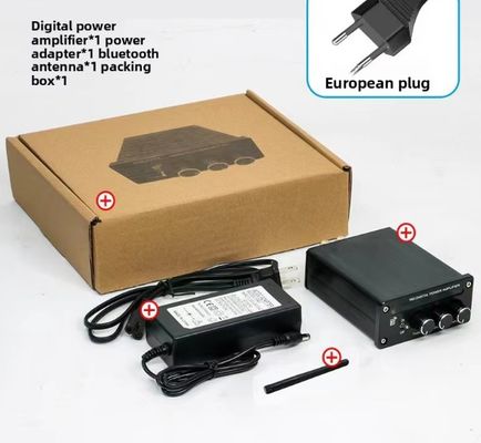 2.0 Canaux 2*100W BT 5.0 RGB Light réglable basse haute haute puissance Amplificateur linéaire