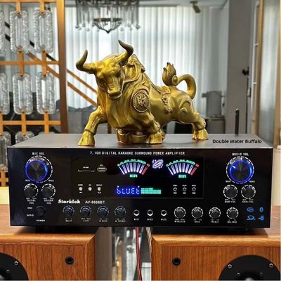 AV-8888BT Professionnel 7.1 Canal 2000W Amplificateur de cinéma à domicile ultra-haute puissance BT Système de son surround sans fil pour la maison KTV