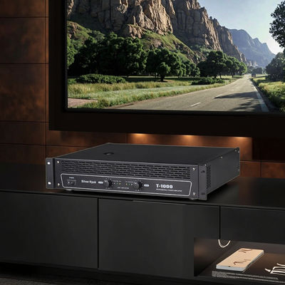T-1200 T-1000 T-800 T-600 2*600W Amplificateur professionnel KTV AV à haute puissance