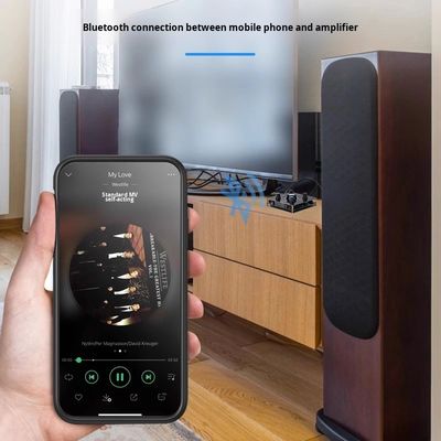 Amplificateur de karaoké sans fil 2.0 canaux haute puissance 100W BT décodage sans perte HDML ARC fibre optique coaxiale Stock électronique