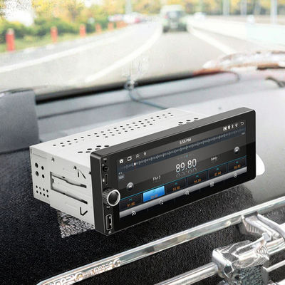 Single Din 6,86 pouces CarPlay / Android Radio de voiture avec écran tactile LCD Placement de tableau de bord de connexion USB