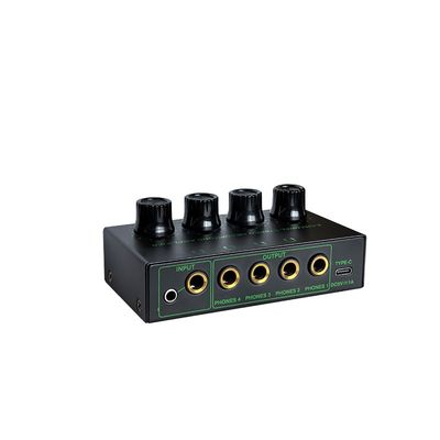 Moniteur RGB 4 voies Amplificateur de casque Carte audio stéréo et distributeur de casque audio mixeur