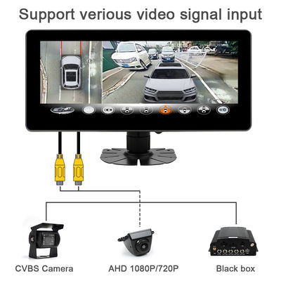 Écran large tactile IPS Full HD 10,25 pouces, moniteur prenant en charge le protocole UART/RS232 pour Bird View MDVR Black Box 1 an