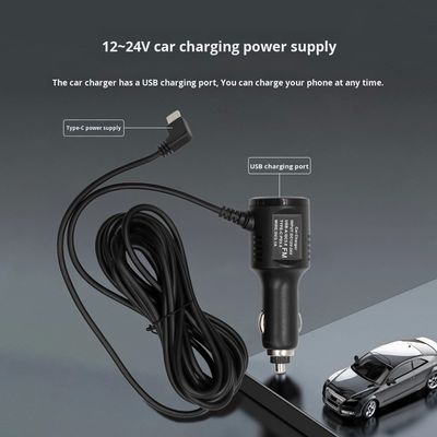 Creatall Appareil de navigation de voiture portable tout-en-un de 8,1 pouces CarPlay sans fil Caméra de tableau de bord à double enregistrement avant et arrière pour tableau de bord