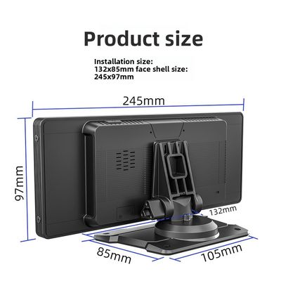 Creatall Cross-Border Écran LCD 10,26 pouces Grand CarPlay Navigation Haute Définition Image Inversée Connexion USB Lecteur BT