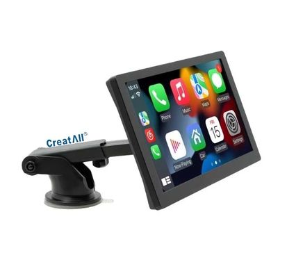 Créatall 9 pouces Portable MP5 High-Definition Player Grand écran Affichage câblé / sans fil Carplay pour le tableau de bord Bluetooth 1 an