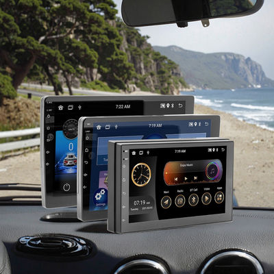 Creatall Système de navigation GPS Android tout-en-un 7/9/10 pouces pour Bluetooth Contrôle central Grand tableau de bord Lecteur de recul CarPlay