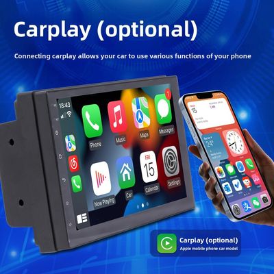 Creatall Système de navigation GPS Android tout-en-un 7/9/10 pouces pour Bluetooth Contrôle central Grand tableau de bord Lecteur de recul CarPlay