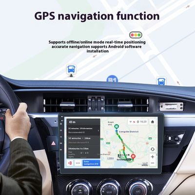 Creatall Écran de Navigation GPS Universel 9 Pouces pour Tableau de Bord Android Tout-en-Un CarPlay Sans Fil avec ADS pour Usage Automobile