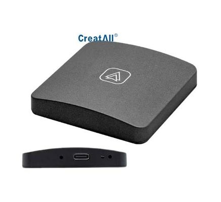 Creatall Adaptateur CarPlay sans fil Auto Car-monté Boîte d'interconnexion Android Compatibilité Convertisseur sans fil filaire pour amélioré
