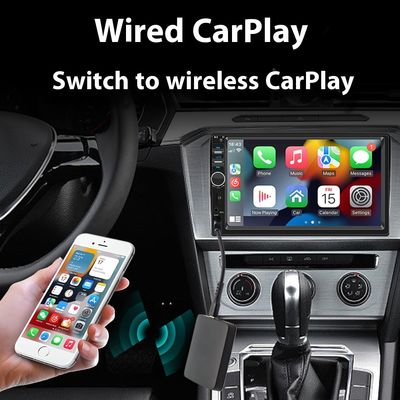 Creatall Adaptateur CarPlay sans fil Auto Car-monté Boîte d'interconnexion Android Compatibilité Convertisseur sans fil filaire pour amélioré