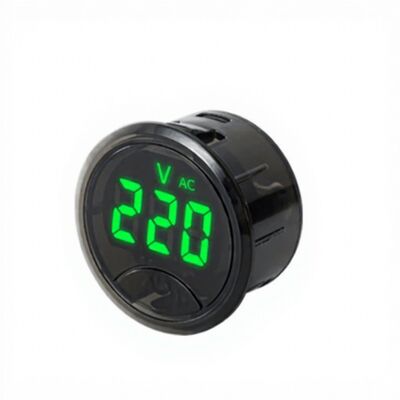 LED Voltmeter 7-150V DC and 65-265V AC for Vehicles Model 3318