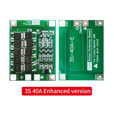 BMS 3S 40A Enhanced Balanced Lithium Battery Charger 12.6V 18650 PCM Protection Board Enhanced PCB & PCBA Product