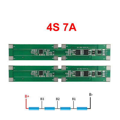 4S 7A 14.8V Solar Battery Protection Board Balanced 18650 Li-ion with 18650 Solar Battery 14.8V PCB & PCBA