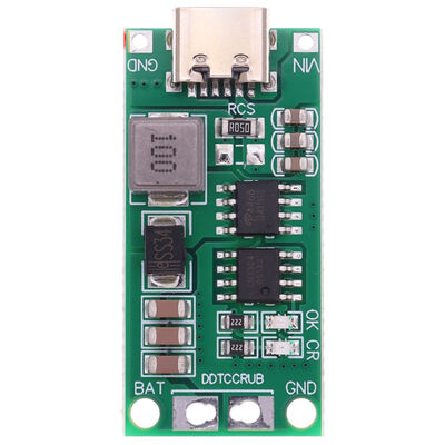 Multi-Cell Type-C 8.4V 12.6V 16.8V Step-Up Boost LiPo Polymer Li-Ion Charger for 7.4V 11.1V 14.8V 18650 Lithium Power Supplies